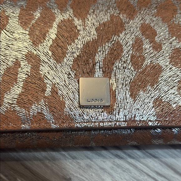 Lodis Metallic Animal Print Wallet - Picture 2 of 7